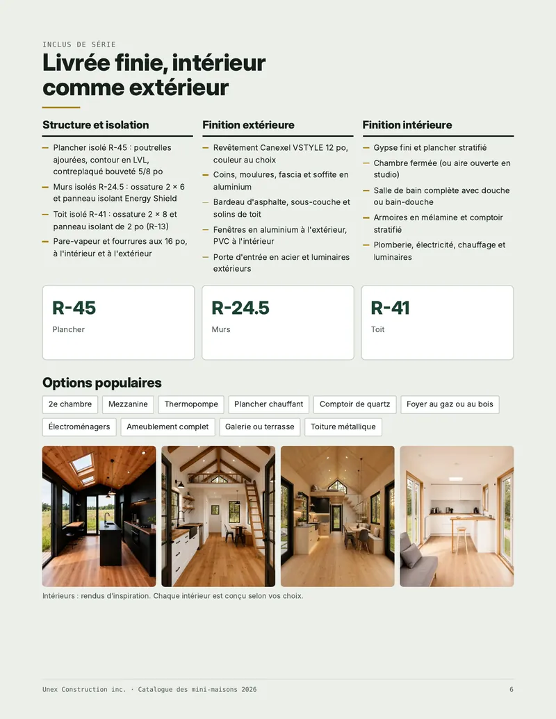 Page 6 sur 8 : Inclus de série