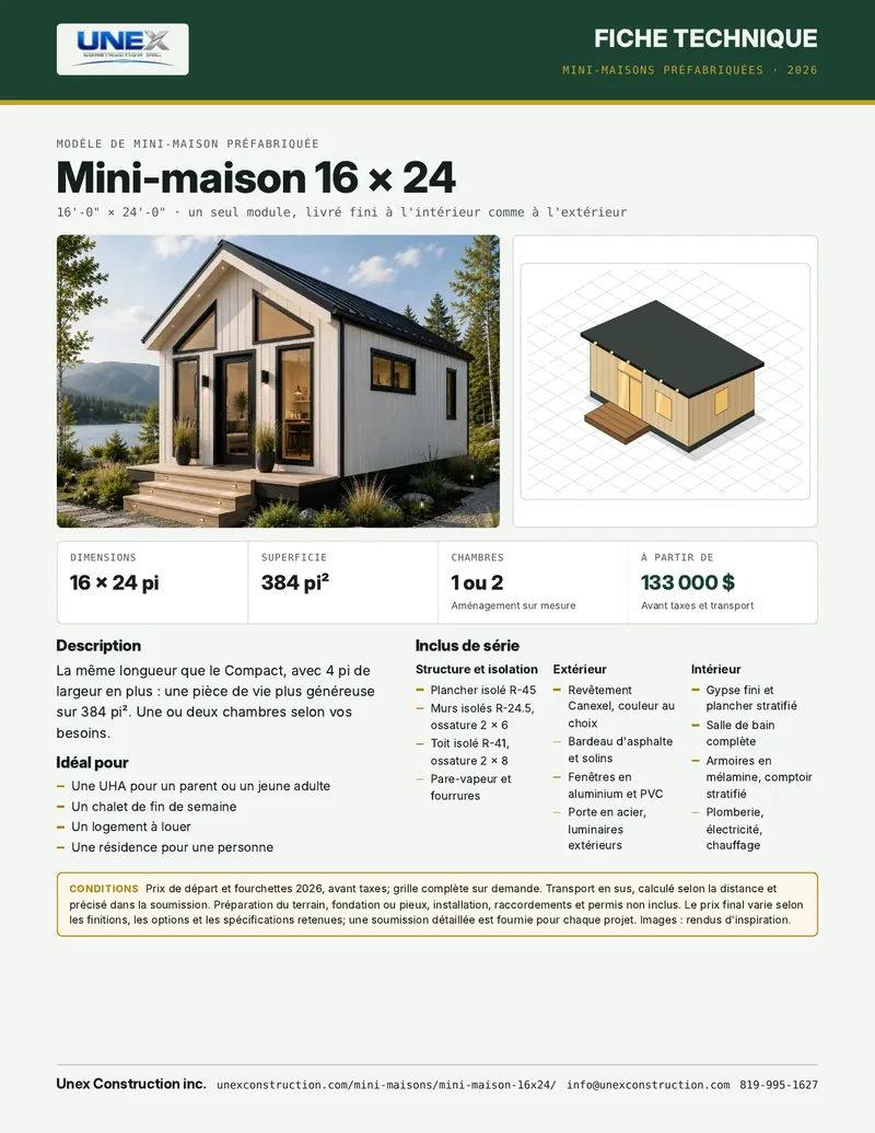 Page 1 sur 2 : Caractéristiques, prix et inclusions